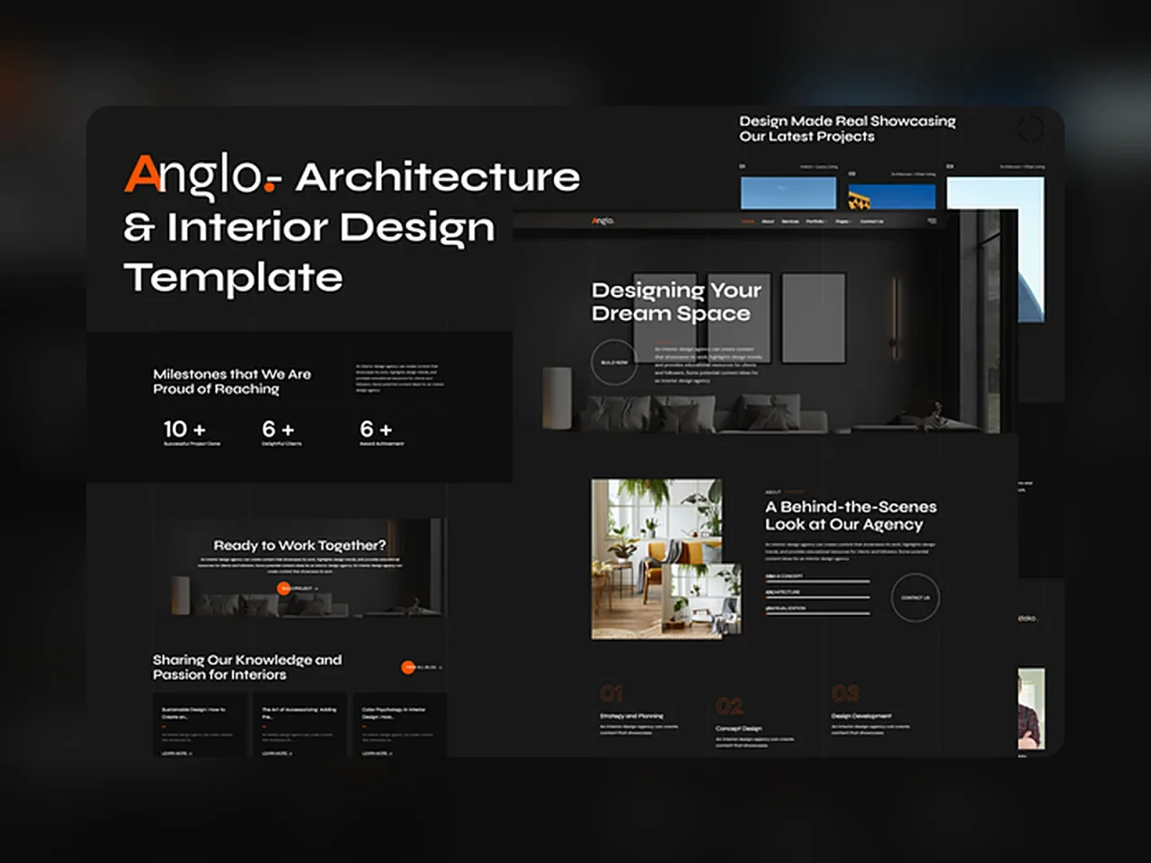 Anglo - Architecture & Interior Design Elementor Kit, image 1 of 1