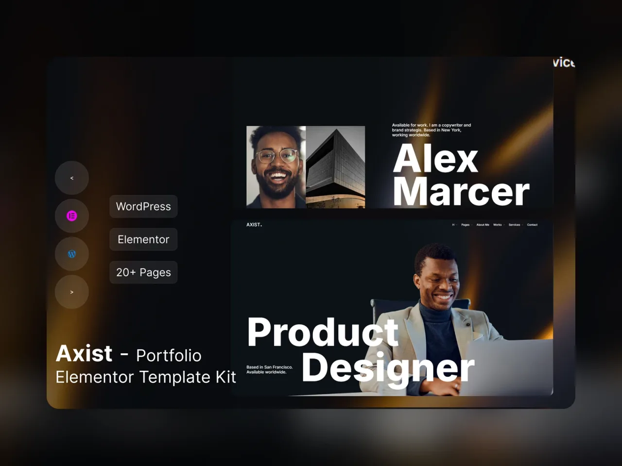 Axist - Personal Portfolio & Freelancer Elementor Kit, image 1 of 1